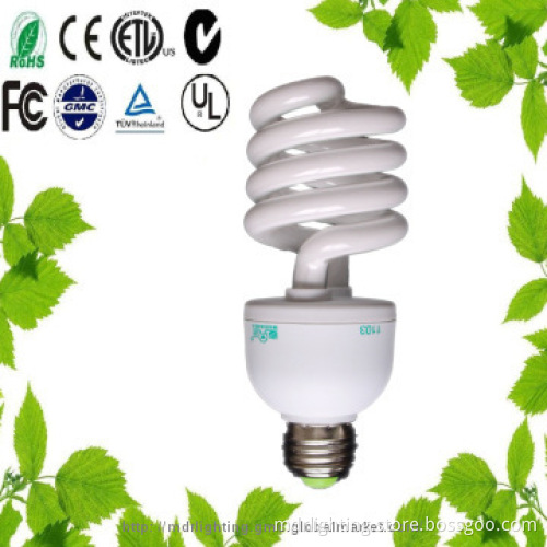 23W CFL bulbs half spiral energy saving lamps
